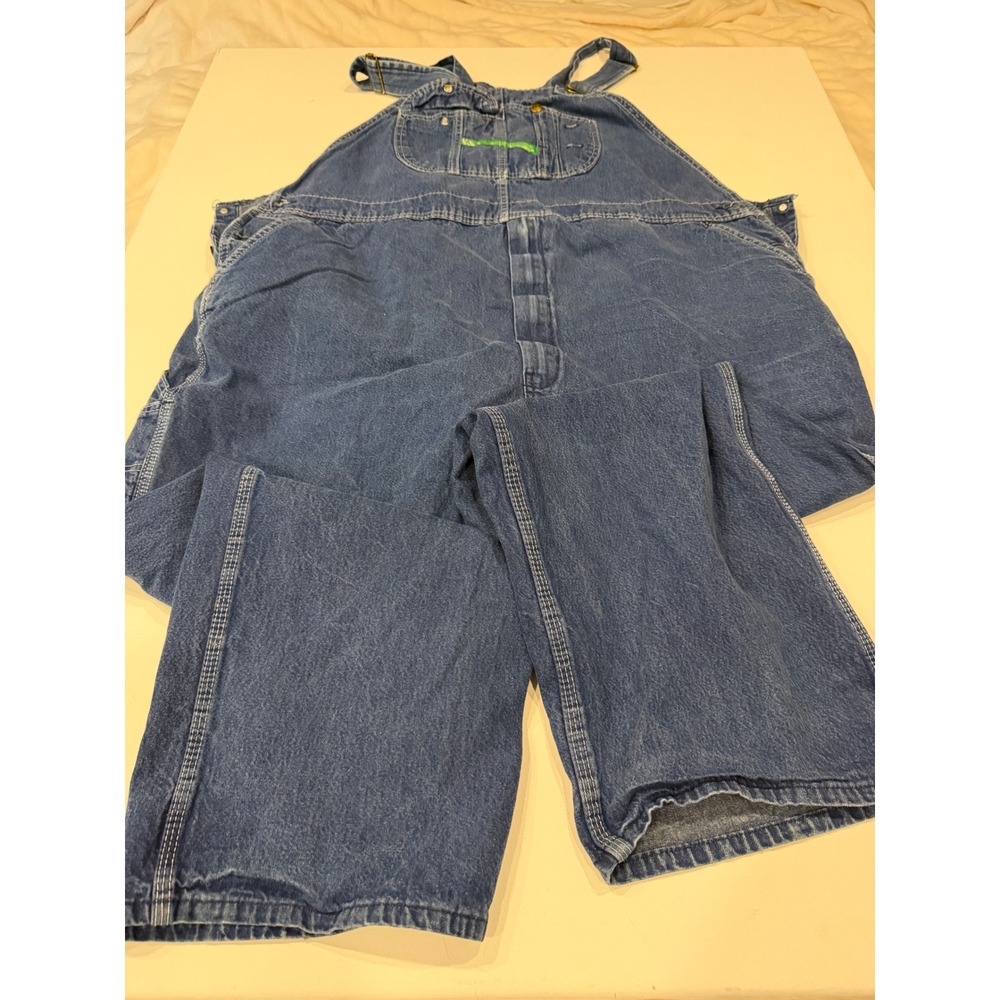 Key Imperial Aristocrat of Overalls Mens 48x28 Denim Bib Workwear Blue 22951